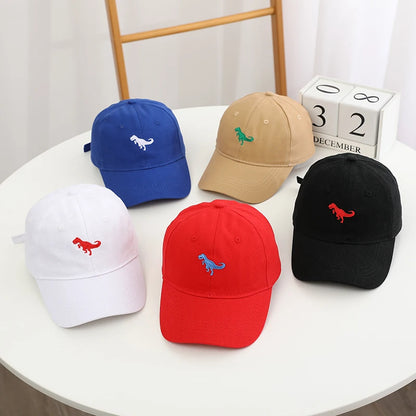 Dinosaur Embroidered Children's Baseball Cap Summer Caps Boys Girls