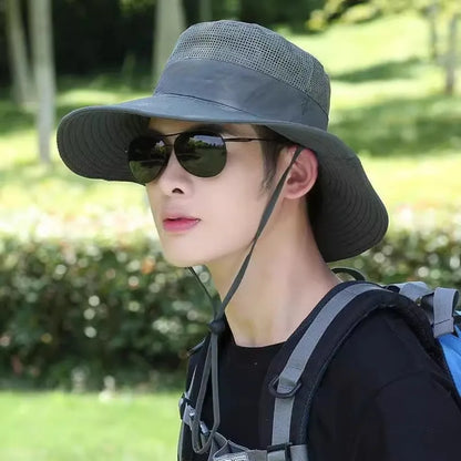 Fishing Waterproof Quick Drying Breathable Umbrella Cap Men