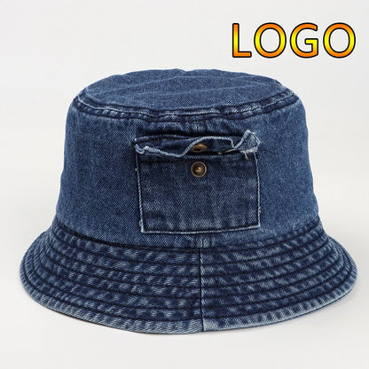 New Custom Logo Foldable Fisherman Hat