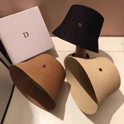 Japanese Designer M Straw Weaving Hat Summer
