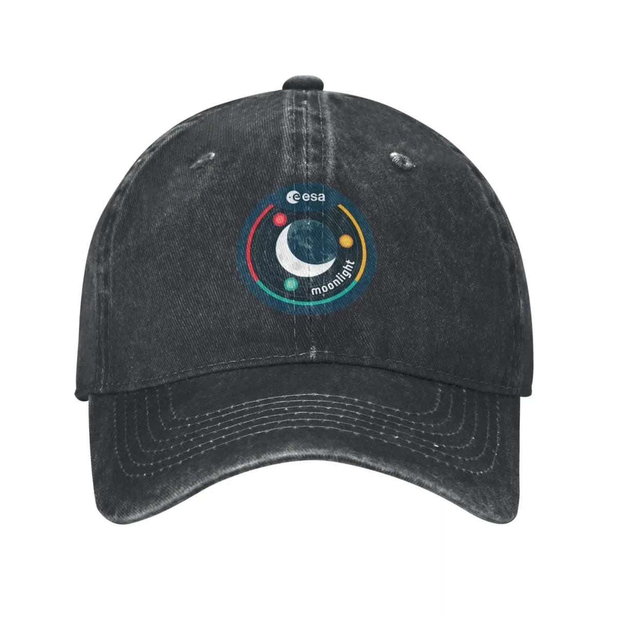 Vintage Esa European Space Agency Baseball Caps Unisex Distressed Denim Snapback Cap