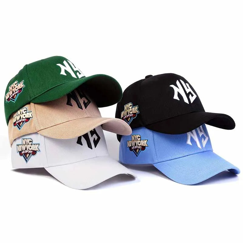 Nyc New York Embroidery Baseball Caps Cotton Fashion Sports Hip hop