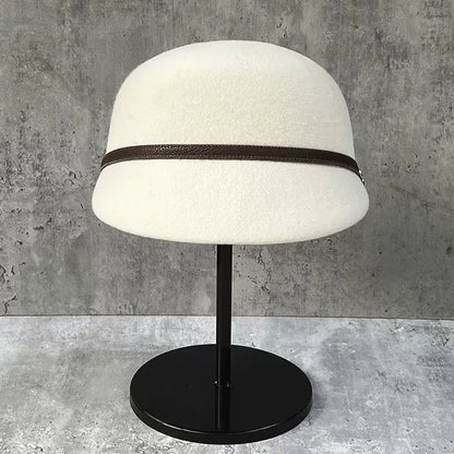 Autumn/Winter 100% Wool Hat For Women Soft Felt Hat - British Retro French