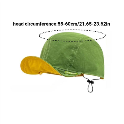 Unisex Fashion Letter Embroidery Short Brim Cap
