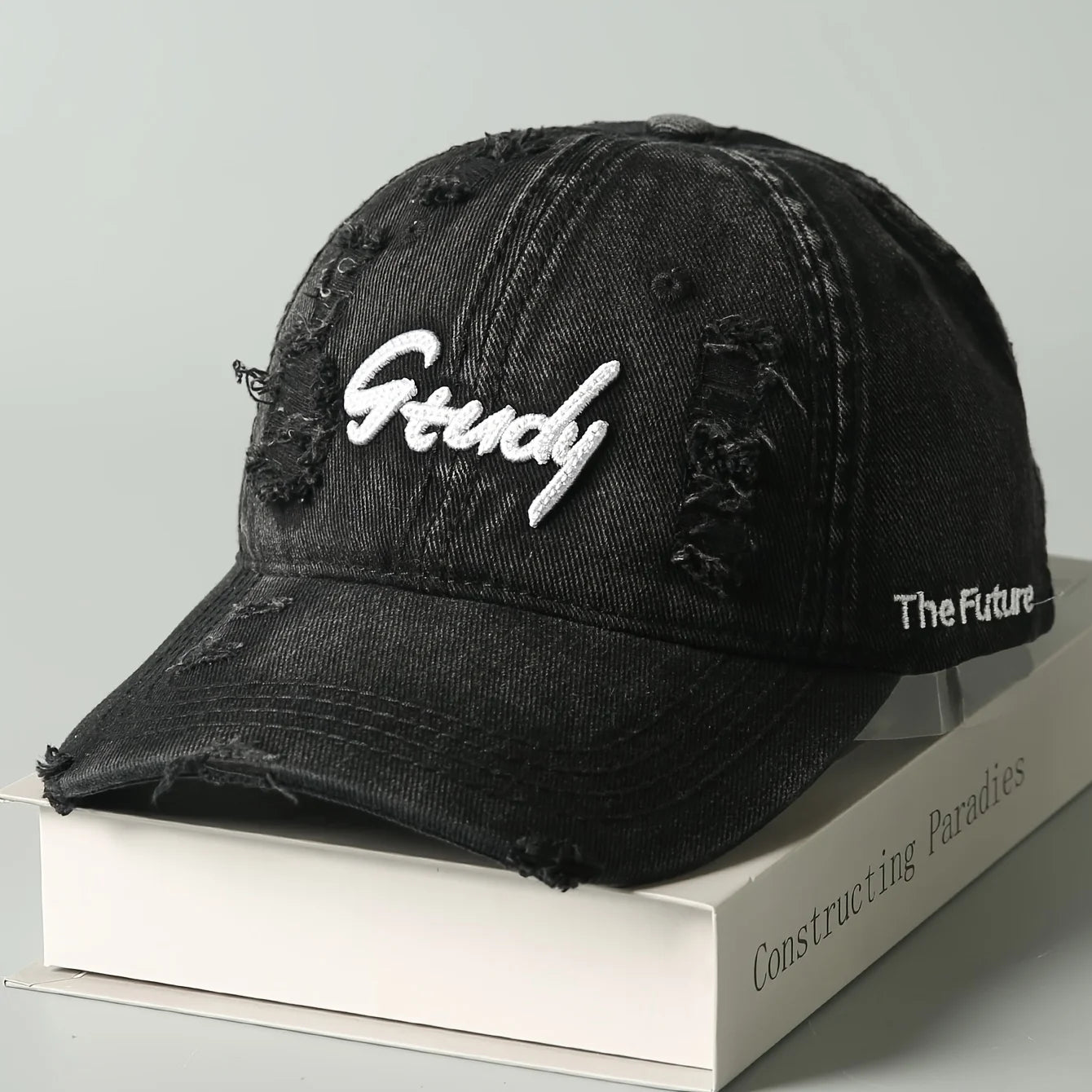 Vintage Korean Distressed Baseball Cap
