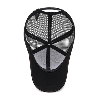 Unisex Cap Casual Plain Mesh Baseball Cap Adjustable Snapback Hats Hip Hop Trucker Cap Streetwear Dad Hat