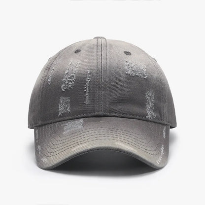 Spring Outdoor Washed Distressed Soft-Top Men's Baseball Cap