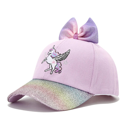 New Cartoon Children Baseball Cap Kids Girls Sun Hat Adjustable