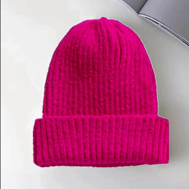 New Candy Colors Winter Hat Women Knitted Hat