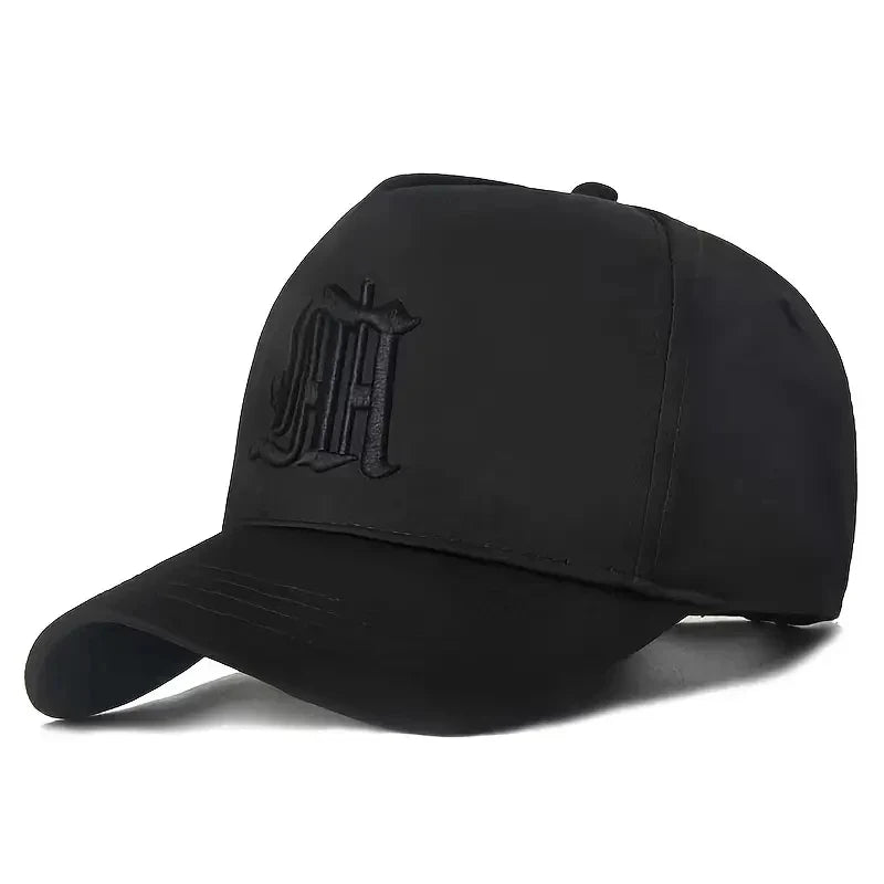 Fashion Gothic Letter M Embroidery Baseball Caps Autumn Outdoor Adjustable Casual Hats Sunscreen Hat Sports Cap