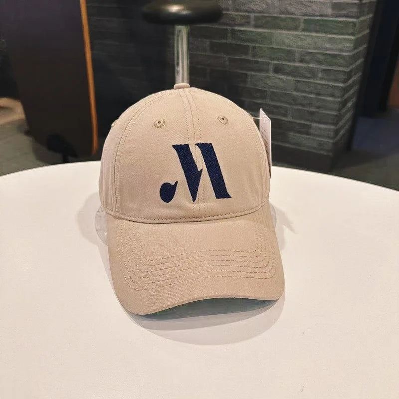 Neutral Letter Printed Soft Top Baseball Cap