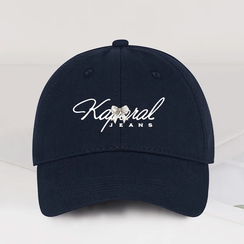 Vintage Kaporal Bow Print Baseball Cap