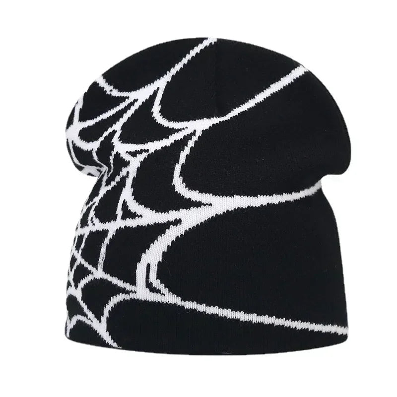 Y2K Letter Knitted Winter Autumn Beanie Cap Men Women