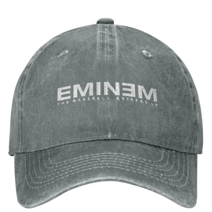 Vintage Rapper Rap God Eminem Baseball Caps Men Women Distressed Washed Headwear