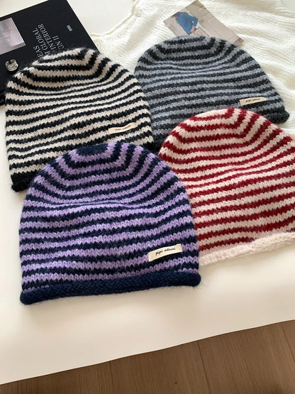 Winter Warm Large Circumference All-Match Ear Protection Woolen Hat
