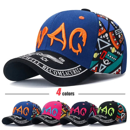 New Casual Fashion Letter Embroidery Printing Baseball Cap Outdoor