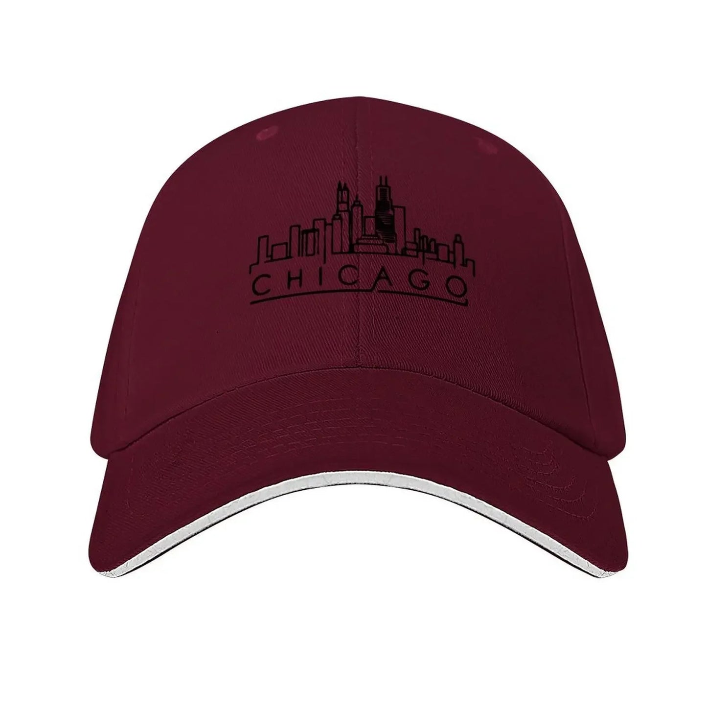 Chicago Baseball Cap Hip Hop Designer Hat Visor Anime Golf Men Women's