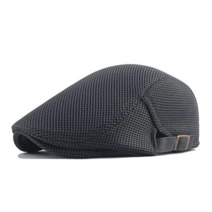 Men Mesh Newsboy Caps British Painters Hats