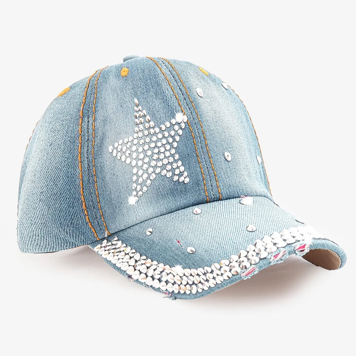 Women's Washed Distressed Baseball Cap