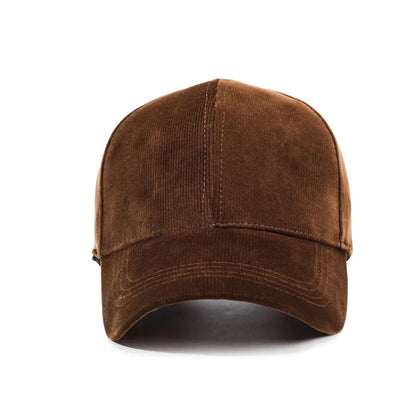 Fashion Suede Baseball Caps For Men Women Autumn Winter