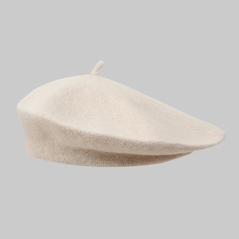 Korean Women Beret Hat Autumn Winter Fashion Casual Warm