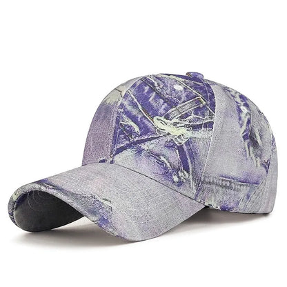 Fashion Women Men Washed Cotton Baseball Cap Male Female Retro Four Seasons For Women Men