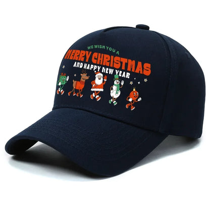 1pc Festive Christmas Warm Baseball Cap for Men