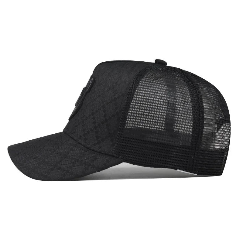 R Letter Icon Men's Baseball Cap for Male Summer