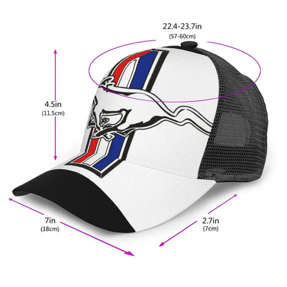 Fashion Unisex Mustang Snapback Racing Baseball Caps Hats Men Women Summer