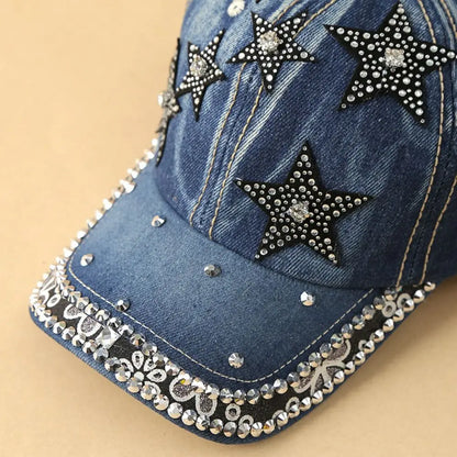 Fashion Adjustable Denim Baseball Cap