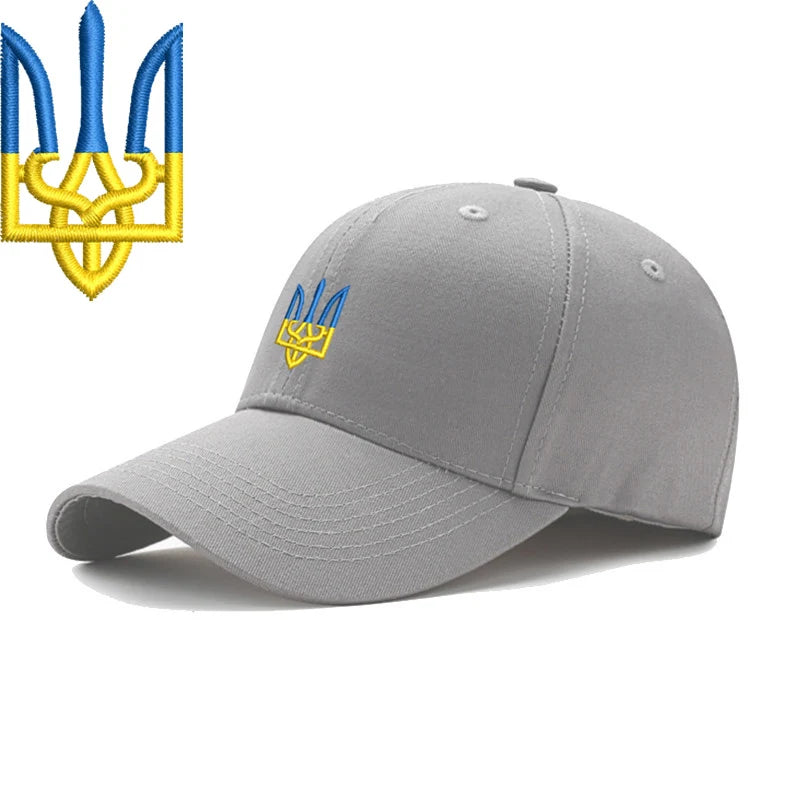 Embroidery Ukraine trident Symbol Spetsnaz Special Forces Men Women Boy Baseball Caps
