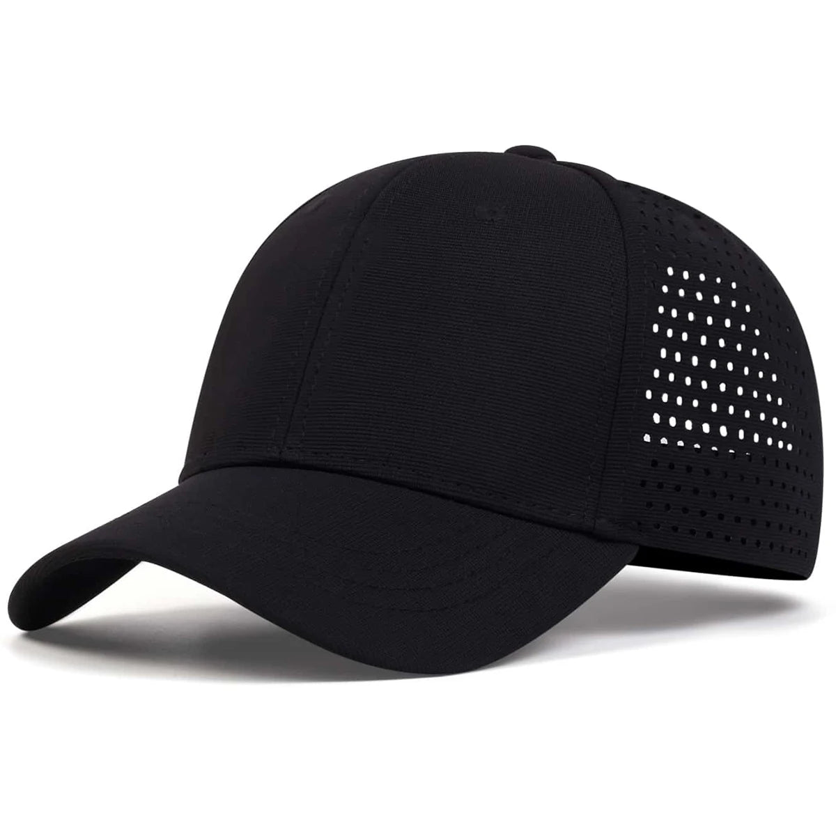 Unisex Light Board Solid Color Laser Cloth Baseball Net Caps Spring and Summer