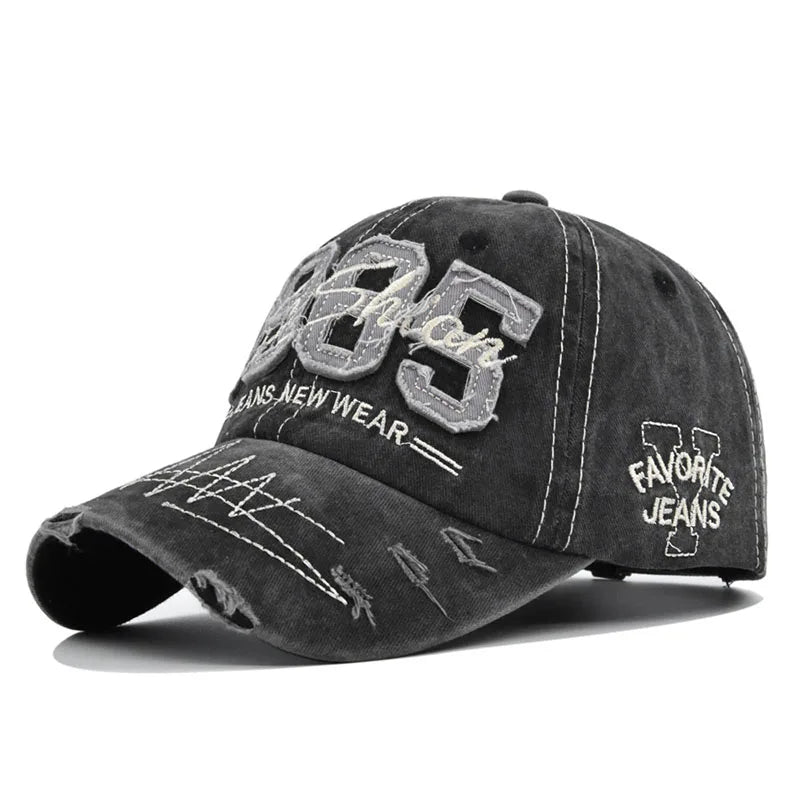 Vintage Baseball Cap Women Men 1985 Embroidery Hip Hop Snapback Hat