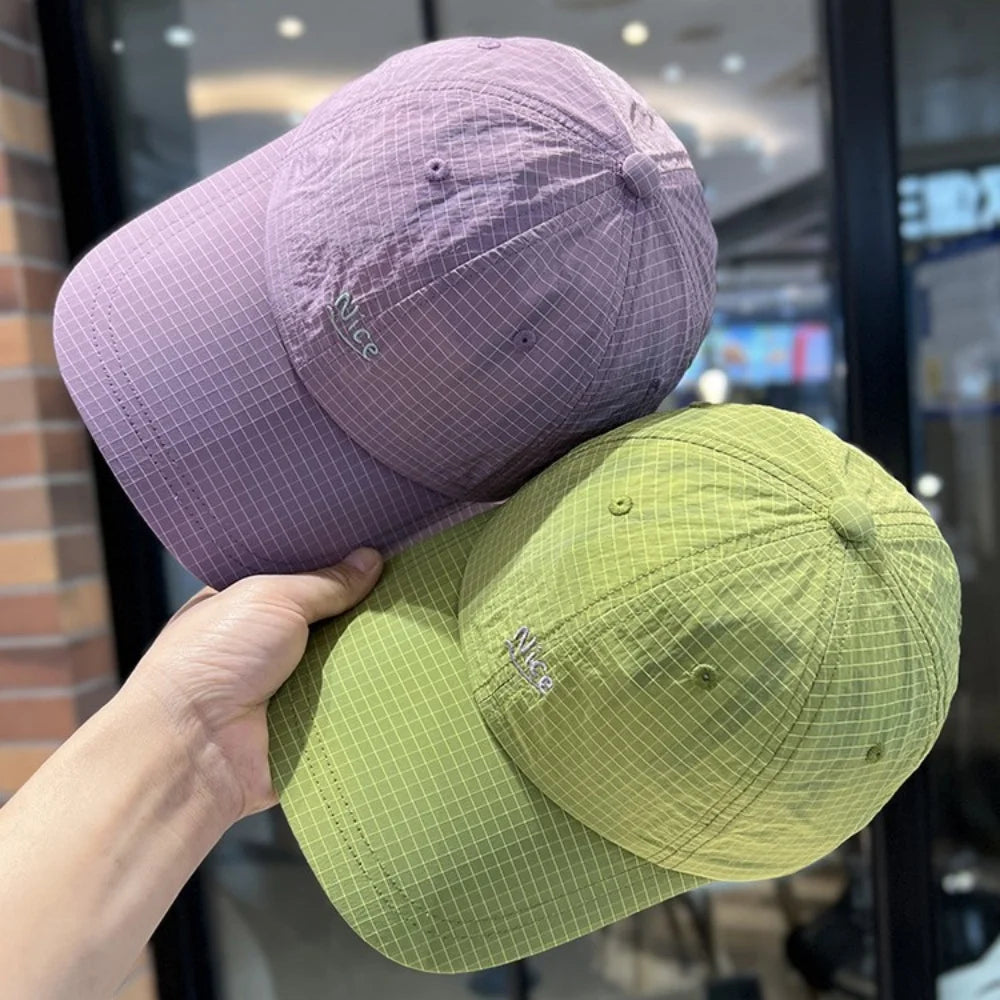 Summer Thin Breathable Mesh Baseball Caps for Men and Women