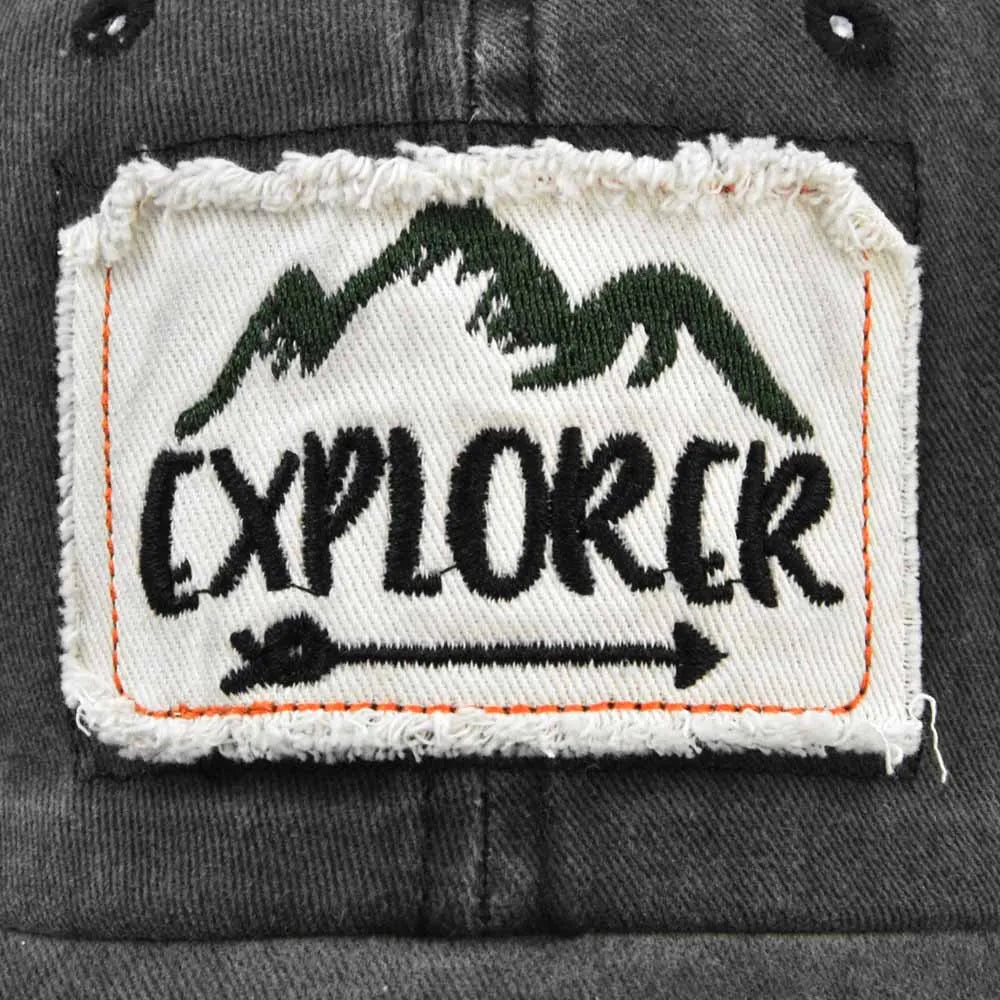 Outdoor Casual Cap For Men Women Simple Letter Patch Design Baseball Cap Summer