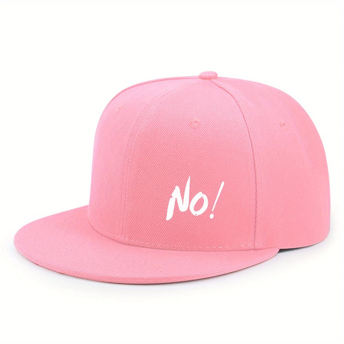 Printing Logo NO! Outdoor Fun Ctional Casual Flat Brimmed Baseball Hat Men's And Women Cap