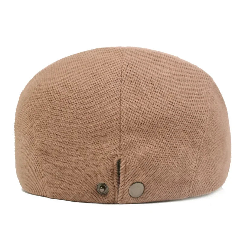 Men Classic One‑Piece Front Beret Newsboy Cap