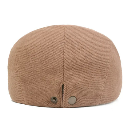 Men Classic One‑Piece Front Beret Newsboy Cap