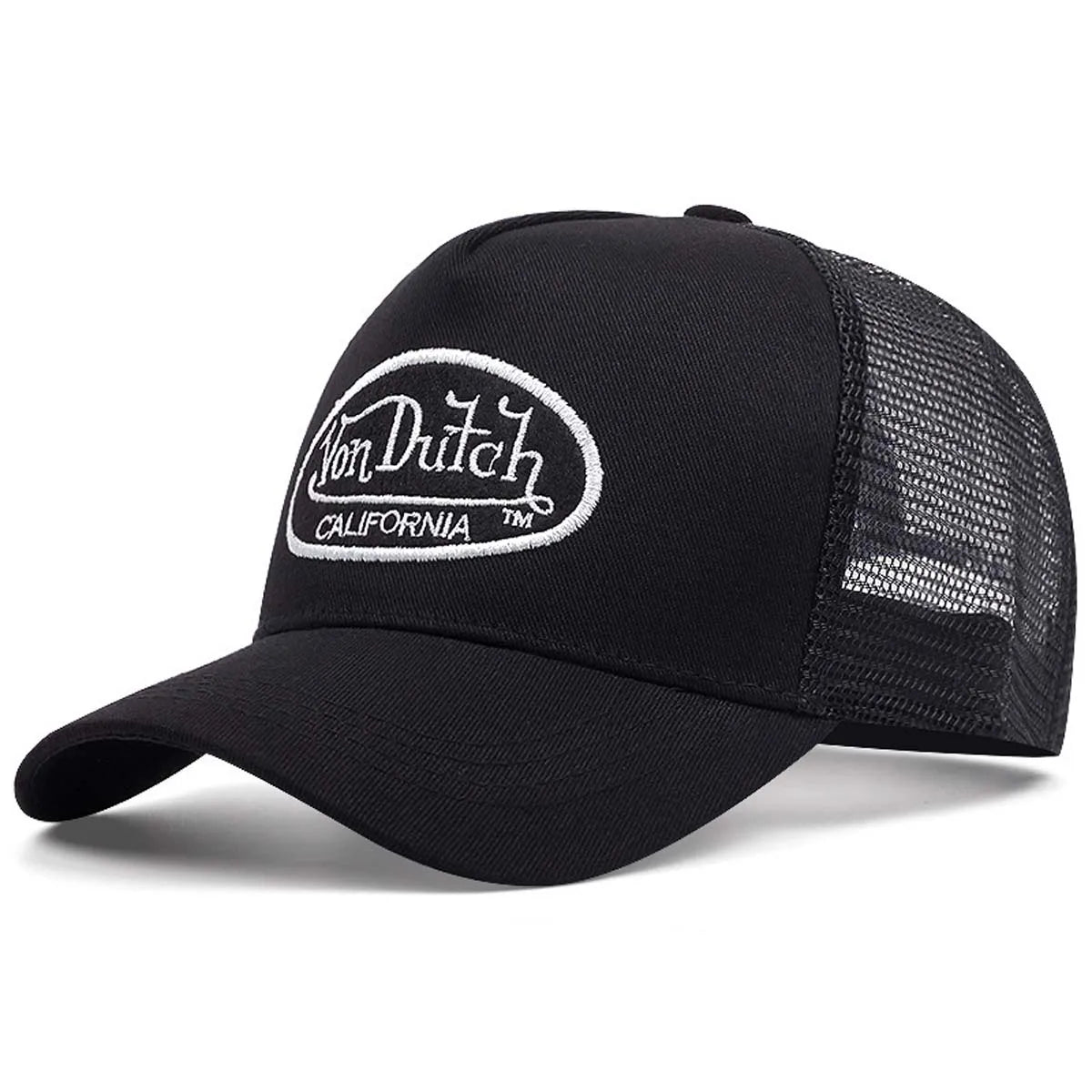 Casual Fashion VON Baseball Cap Breathable Shade Alphabet Embroidery Embroidered DUTCH Trucker Hat