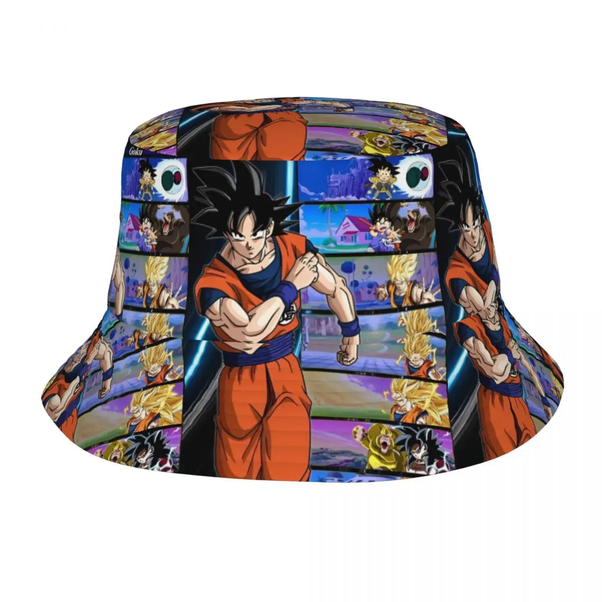 Street Dragon Vegeta Blue Ball Anime Bucket Hat Teen