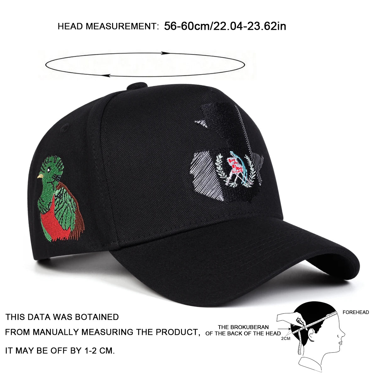Unisex Usa Map Embroidery Baseball Caps Spring Autumn Outdoor