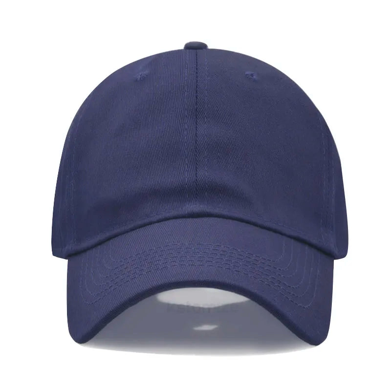 Custom Text Logo Embroidery Vintage Washed Cotton Baseball Cap