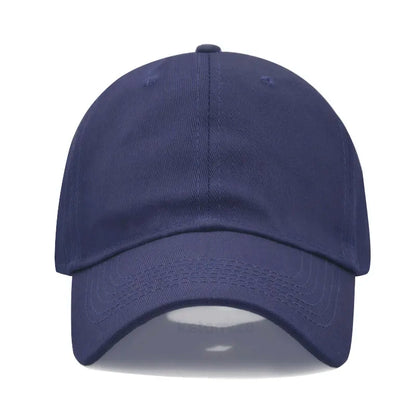 Custom Text Logo Embroidery Vintage Washed Cotton Baseball Cap