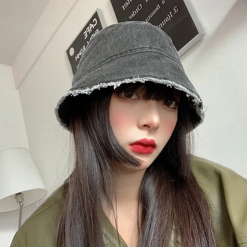 Irregular Brim Cowboy Caps for Women