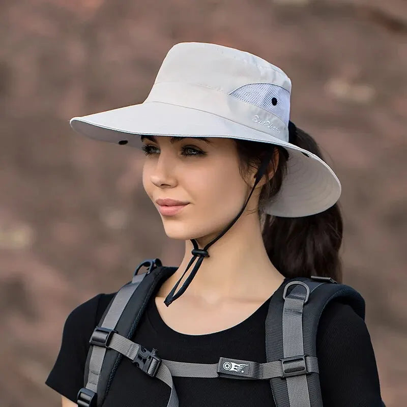 100% Polyester Summer Outdoor Sun Hat