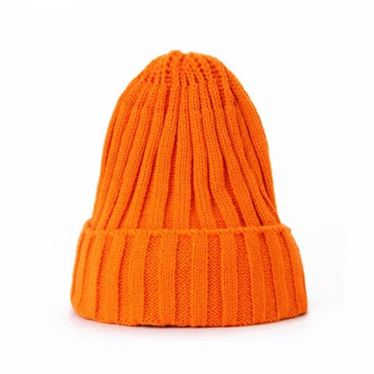 New Beanies Women Solid Knitted Warm Soft Trendy Hats