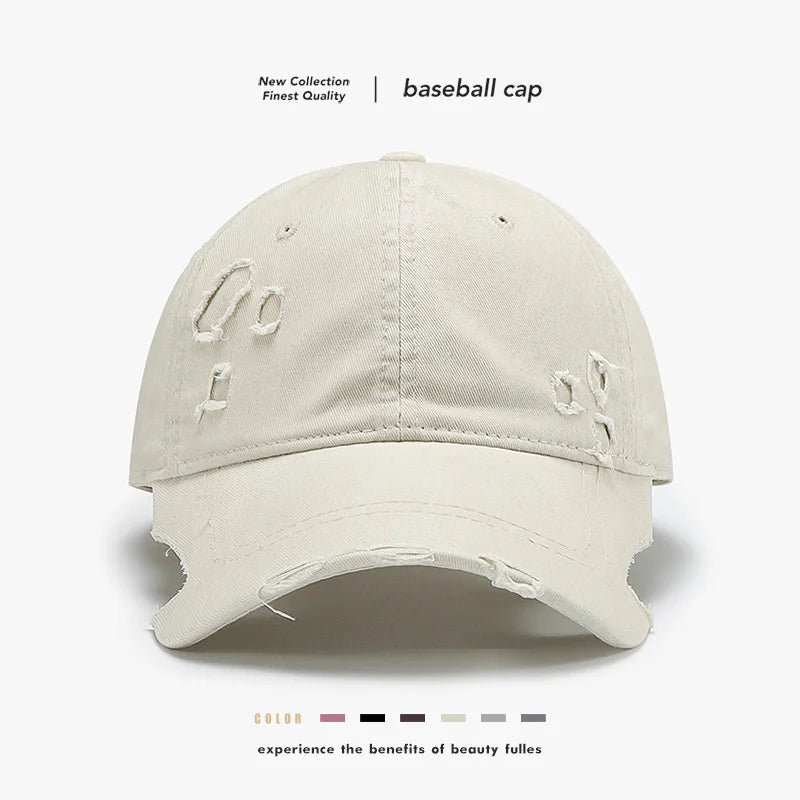 Spring And Summer Vintage Distressed Baseball Cap