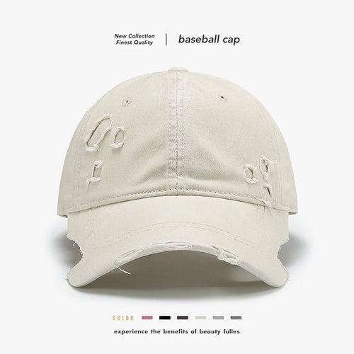 Spring And Summer Vintage Distressed Baseball Cap