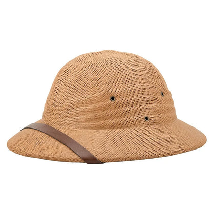 Summer Helmet Straw Hat Outdoor Men's And Women's Travel Personalized Hat