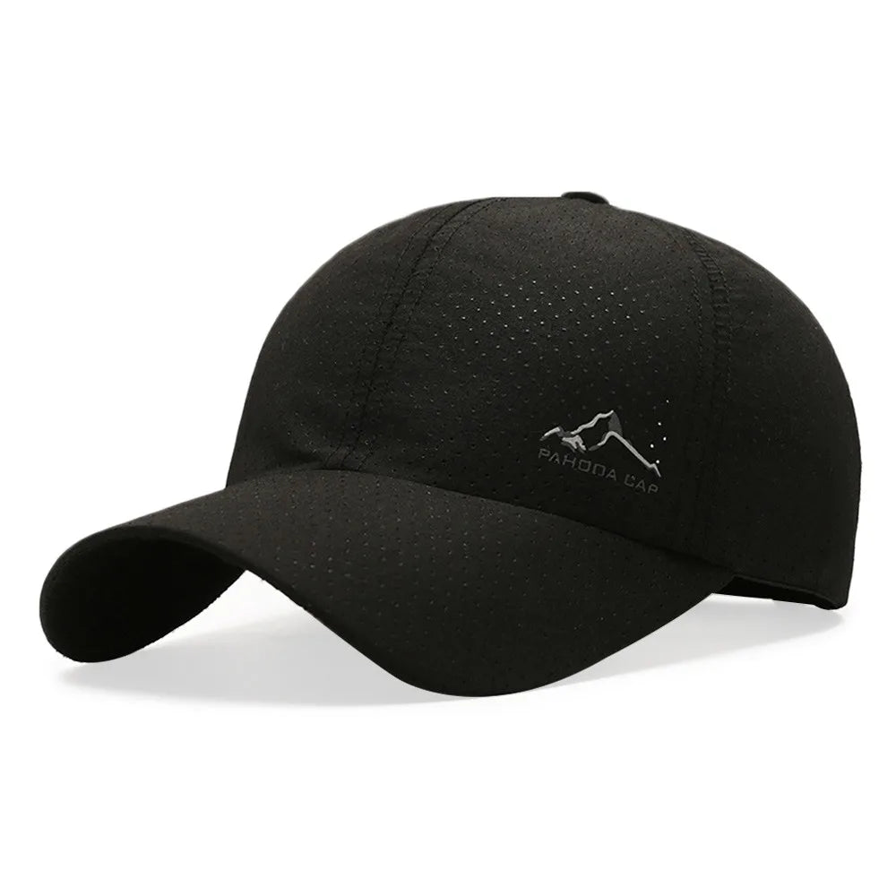 Fashion Quick Dry Summer Baseball Cap Breathable Adjustable Sports Cap UV Protection Trucker Cap Men Women